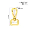 Venta al por mayor del fabricante Broche de perro de aleación C01, Broche de cadena para bolso, Hebilla metálica para bolso de mano, Accesorios de ferretería