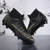Dropshipping transfronterizo de zapatillas de fútbol para hombre y mujer, de caña alta, con tacos y púas largas, para niños, estudiantes y adultos, para competición y entrenamiento en césped artificial