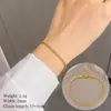 [acero de titanio de cuerpo completo] estilo minimalista pulsera de cadena personalidad dongdaemun femenina celebridad en línea regalo de cumpleaños para novias retro