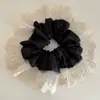 Nuevo Accesorio para la Cabeza Estilo Francés Costura Elegante Encaje Anillo para el Cabello de Intestino Grueso Alta Calidad Nicho Accesorios para el Cabello Anillo para el Cabello para Mujeres