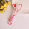 Cordón de cuentas DIY, tejido a mano con un nudo simple, adecuado para teléfonos móviles, porta-tarjetas de muñecas, mochilas, llaveros y correas de muñeca