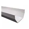 Calha de pvc calha de água da chuva beiral coletor de água tubo de plástico calha de drenagem calha horizontal telha de aço colorida calha em U