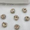 Producto terminado de manicura más vendido pila Pila hecha a mano de Bola de Diamante Hacha de Diamante corazón torcido multicolor diamante para uñas diamante decorativo venta al por mayor