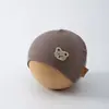 Touca para Bebê Recém-nascido para Primavera e Outono, Quente e Fofa com Design de Urso, Gorro para Meninos e Meninas, Adequado para Recém-nascidos e Bebês