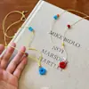 Dopamina de Verano ~ Collar de Flor con Cuentas Coloridas para Mujer Diseño Único de Nicho Cadena para Clavícula Versátil para el Día a Día