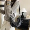 Bolso Sencillo Estilo Coreano para Mujer 2026 Nueva Moda Otoñal Versátil Bolso de Hombro Único Bolso Cruzado para Salidas Diarias y Viajes