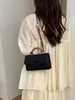 Bolso de Moda Nuevo 2026, Bolso Cruzado Estilo Chanel, Bolso de Hombro Blanco, Gama Alta, Elegante, de Nicho, Bolso Versátil