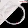 Línea de Pesca Transparente con Cuentas No Elástica Anillo Hecho a Mano Línea Trenzada de Cristal Material para Ensartar Joyería Accesorios
