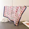 Pañuelo Cuadrado Shawl Estampado Estética Nórdica Seda Artificial Versátil Bufanda de Cuello de Gama Alta Pañuelo para la Cabeza Pañuelo de Seda Bufanda para Mujeres