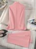 Traje de negocios de primavera y otoño para mujer, vestido de moda para mujer, traje de mujer con costuras, ropa de trabajo, traje pequeño informal coreano