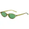 Gafas de Sol Ovaladas de Marco Pequeño de Moda Transfronteriza para Mujer, Gafas de Sol de Personalidad a la Moda, Nuevas Gafas de Sol de Estilo Urbano Ins Europeo y Americano