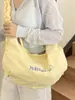 2026 Verano Nuevo Estilo Encaje Simple Cordón Pliegues de Cuerno Dulce Estilo Coreano Simple de Alta Apariencia Bolso Cruzado