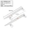 Colgador de Ropa Columna Aa Metal Armario Blanco Tubo Redondo Estante de Doble Propósito Colgador Lateral Engrosado DIY Blanco Negro
