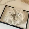 Goma para el pelo dulce de encaje para primavera y verano con diseño de cintura delgada, goma para el pelo estilo coreano para mujer, sujetador de coleta, accesorio para el cabello