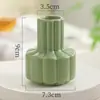Estilo Crema de Ins Cerámica de Escritorio Jarrón Pequeño Renovación de Habitación Objetos Pequeños Cálidos Adornos de Flores Artificiales Decoración de Oficina