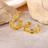 Directamente del Fabricante, Pendientes de Empalme de Línea Geométrica de Venta Caliente Transfronteriza, Accesorios para Orejas de Acero Inoxidable, En Stock para Venta al por Mayor, Envío en 24 Horas