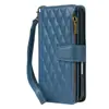 Funda para Teléfono Móvil Samsung Galaxy A18 A08R20 Bolsa Pequeña con Cremallera Estilo Chanel Funda de Cuero de Cobertura Total