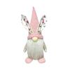 Nueva y linda muñeca de conejo sin rostro, pareja de ancianos, muñeca enana, decoración para fiesta del día de Pascua, suministros de decoración
