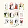 Tarjetas de agradecimiento de boda, tarjetas de felicitación de bendición para la pareja de bodas, tarjetas decorativas para caja de regalo de compromiso, disponibles en varios tamaños