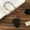 Colar Cordão para Óculos com Miçangas Estrela de Dopamina Feminino 2025 Novo Estilo de Férias de Nicho Acessórios Portáteis de Clipe para Óculos de Sol