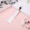 Colgante de Borla con Cuentas y Broche de Langosta Poliéster Estilo Antiguo Marcapáginas Sachet Hanfu Adornos DIY Venta Directa de Fábrica Al por Mayor