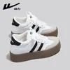 Zapatos de Jalar para Mujer, Zapatos Blancos, Zapatos de Suela Gruesa para Aumentar la Altura, Nuevos Zapatos de Otoño para Mujer, Zapatos Casuales, Zapatos Deportivos Versátiles para Mujer R