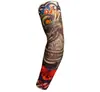 Venta al por mayor de mangas de tatuaje con flores, sin costuras, para verano, con protección solar, para ciclismo al aire libre y con costuras de tatuaje, mangas de hielo sin costuras.
