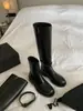 Botas de montar de cuero para mujer, desmontables, de doble uso, con hebilla de cinturón, caña alta, largas, adelgazantes, de suela gruesa, botas Martin para motocicleta