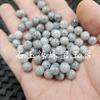 Especie de pollo negro jade cuentas redondas cuentas sueltas de jade negro gris 7 mm accesorios para joyería cuentas hechas a mano