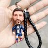 Muñeca estrella de fútbol Ronaldo Messinea Malvinius Mbappe Bellingham llavero colgante