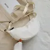 Bolsa de dumpling bolsa transversal de nylon para mulheres 2022 nova tendência pequena bolsa de ombro bolsa de axila versátil bolsa de ombro única de lona