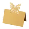 Comercio exterior en stock boda asiento de amor tridimensional tarjeta hueca láser mariposa flor tarjeta de posición de mesa tarjeta de mesa letrero de nombre mesa de registro