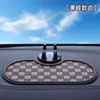 Tapete antiderrapante suporte para celular de carro multifuncional painel de instrumentos interno de carro suporte de navegação suporte para celular sinal de estacionamento