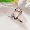 Presilha de Cabelo Fofa de Tubarão Cor de Gelatina Acessório Versátil para Cabelo para Mulheres Pente para Coque Pinça para Parte de Trás da Cabeça