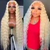 Peluca de Comercio Exterior Moda Europea y Americana Onda de Agua Cabello Rizado Pequeño Peluca Caliente Africana con Encaje Frontal