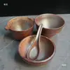 Retro Nostálgico Montaña Fresca Mesa para Hot Pot Vajilla Comercial Melamina Plato de Cena Mercado de Verduras Hot Pot