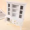 1:12 Casas de Muñecas Casa de Muñecas Muebles en Miniatura Modelo Adornos Artesanías de Madera Escena Mini Armario