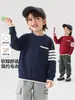 Suéter Europeo para Niños Invierno Espesado Top para Niños 2026 Nueva Ropa para Niños Bebés Niños Pequeños Ropa de Invierno