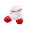 Máquina de nido de bádminton suministros para pesca de flotador caja de gusanos rojos caja de cebo caja de herramientas caja transparente accesorios de pesca suministros de pesca