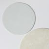Cerâmica Branca Pneu Jingdezhen Pneu Branco Liso Placa Redonda de Porcelana Pintura Cerâmica Sobreglaze Artesanal DIY Placa de Porcelana Criativa
