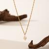 Collar de Moda Ins Transfronterizo Europeo y Americano Lujo Accesible Perla Barroca Apilable Moda para Mujer Simple Cadena para Clavícula de Alta Gama