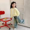Sudadera para Niñas Tongsen Tongma Primavera 2026 Nuevo Estilo Camiseta Básica de Primavera para Niños Ropa Infantil de Moda Capa para Niña Pequeña