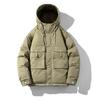 Abrigo con Capucha Grueso de Invierno para Hombre 2023 Invierno Nuevo Juventud Talla Grande Abrigo de Trabajo Japonés para Hombre