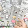 Adesivos de Transferência de Urso Batata Fofo, Urso de Desenho Animado Curativo 3D Transparente Adesivos Personalizados para Caderno