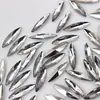 Rhinestones acrílicos con forma de gota de agua de 4*15 mm con base plana, sin agujeros, para fundas de teléfono DIY, ropa, zapatos, accesorios y decoraciones de manualidades