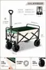 Carrito de camping para exteriores, carrito móvil plegable especial para puestos de mercado nocturno, carretilla de mano portátil grande multifuncional