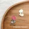 8090 termo divertido nostálgico gramófono máquina de coser fabricación DIY llavero de aleación pendientes colgante accesorios