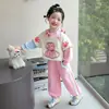 Conjunto de Otoño para Niña: Moda 2026 Conjunto de Sudadera de Dos Piezas para Niñas, Estilo Coreano Conjunto de Dos Piezas de Pantalones de Chándal para Otoño para Niños