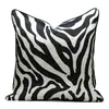 Capa de Almofada para Sofá com Padrão de Zebra de Alta Precisão Adequada para Capas de Almofada Decorativas, Personalizável Macia Decoração de Casa Animal Padrão Zebra