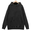 Sudadera con capucha de rizo lavado grande 400g Otoño e Invierno con Capucha Sudadera con Estampado Personalizado Marca Retro Desgastada de Moda Tops para Hombres y Mujeres